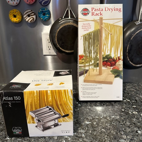 atlas 150 Kitchen Bnib Altas 5 Pasta Machine And Norpro Pasta